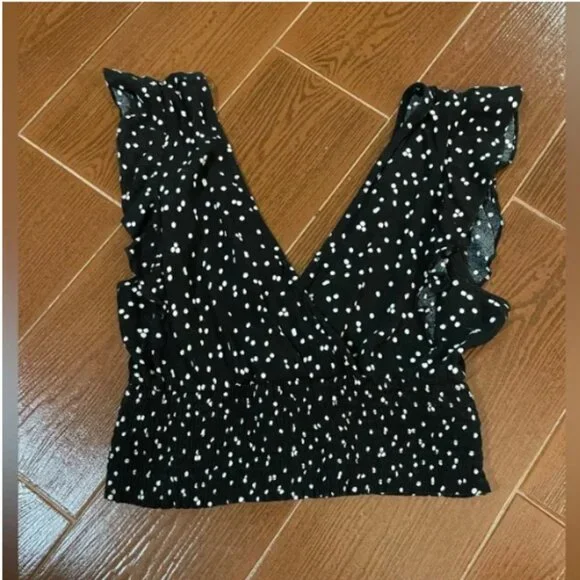 Paper Crane Crop Top Size M - Picture 3 of 6